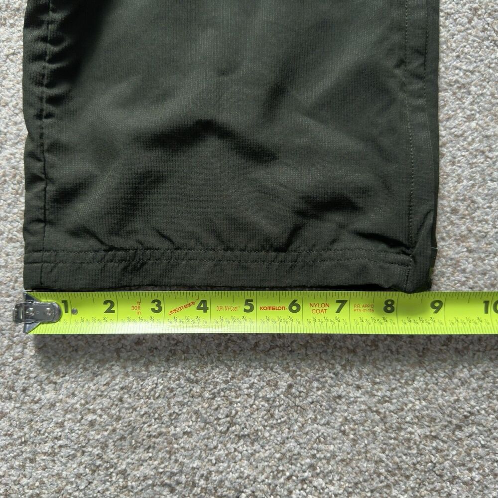 Under Armour Mens L HeatGear Loose Fit  Wide Leg Windbreaker Pants Olive Green - Picture 7 of 7